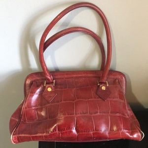 Vintage brooks brothers red leather purse